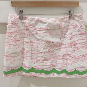 COPY - Cute Alligator Lily Pulitzer Skirt Size 6